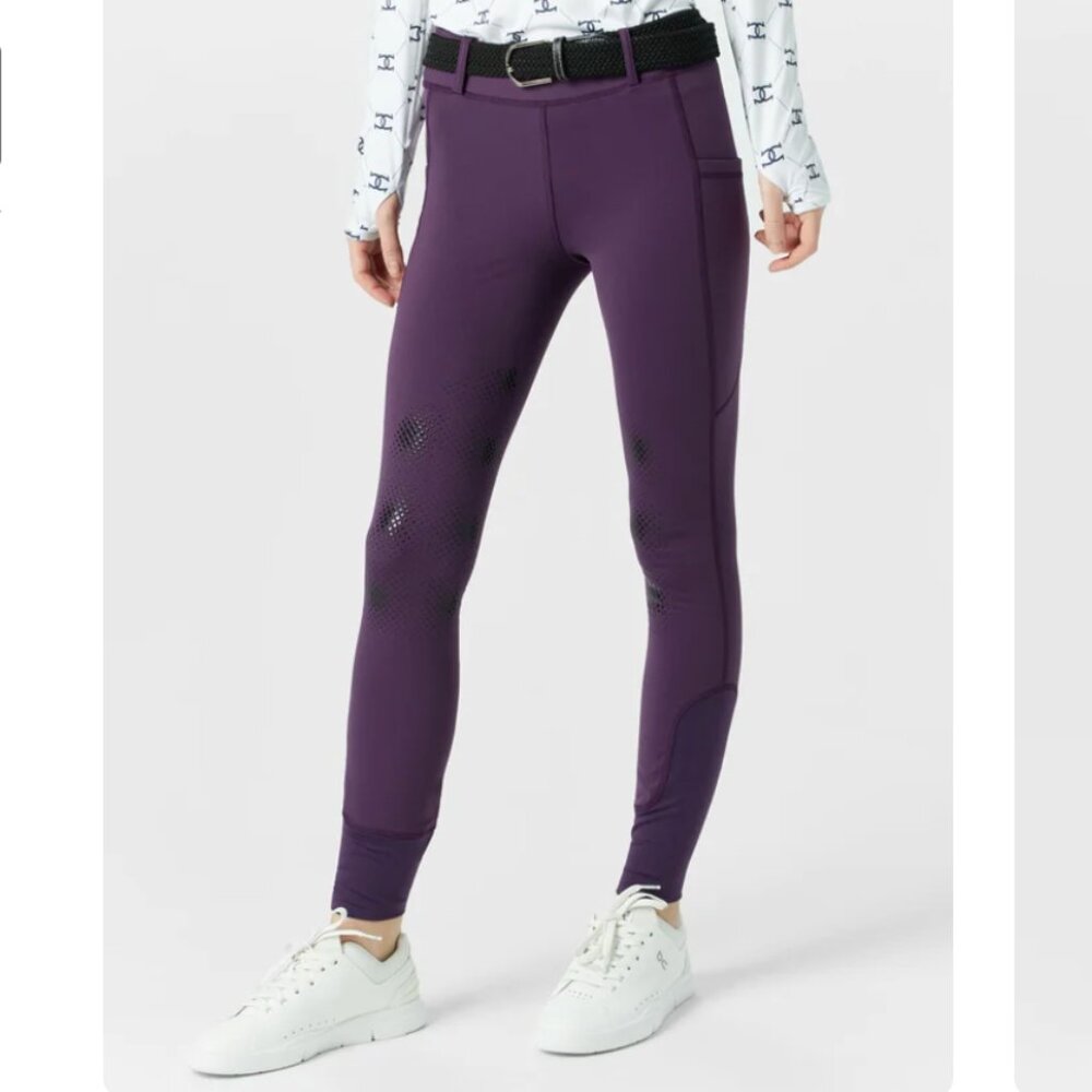 Ovation Equinox Pull On Knee Patch Winter Breeche… - image 1